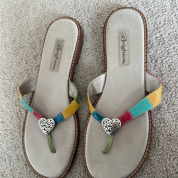Brighton Orla Thong Colorful Heart Sandals - Picture 5 of 5